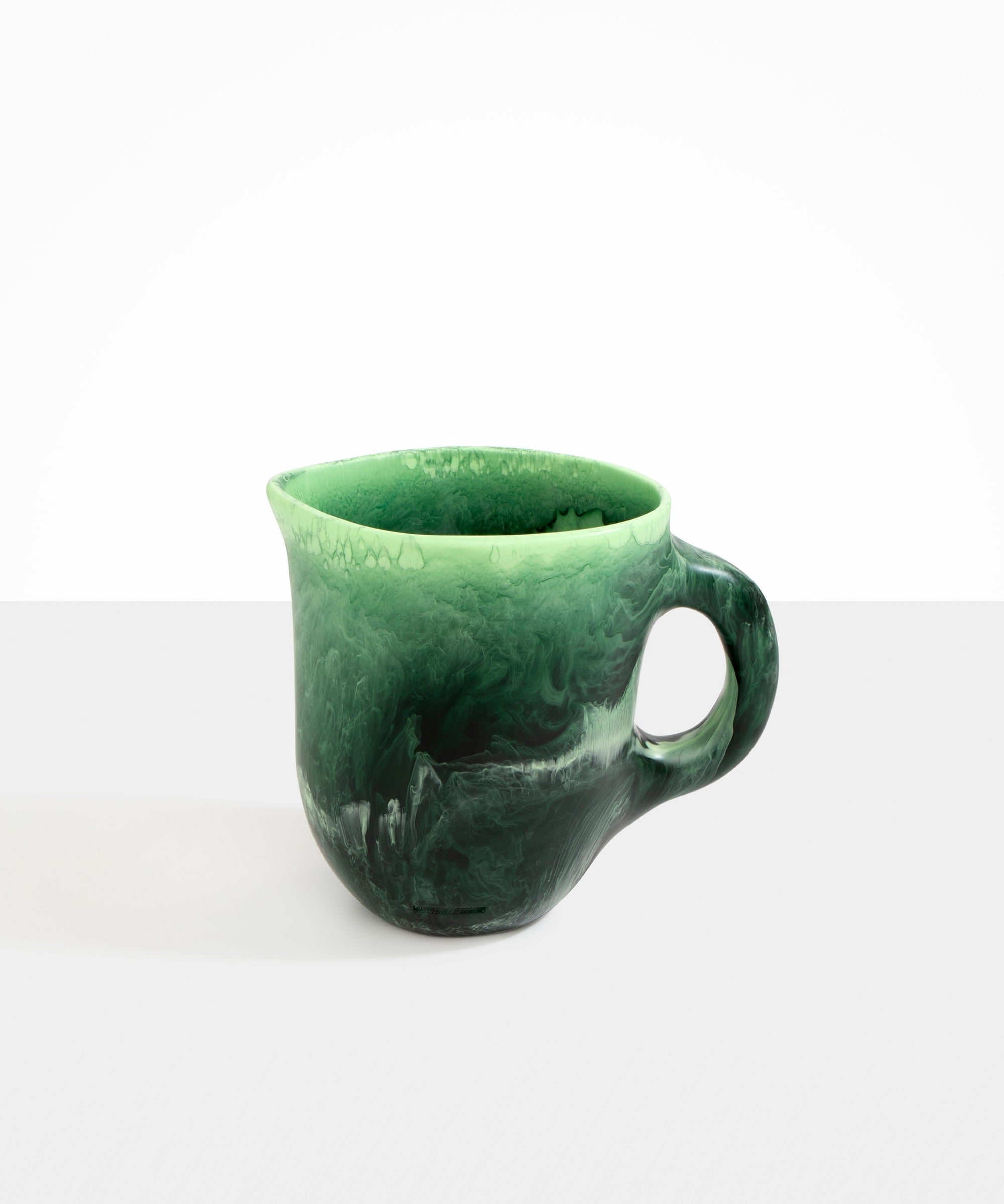 Dinosaur Designs Large Rock Jug in Moss Colour resin