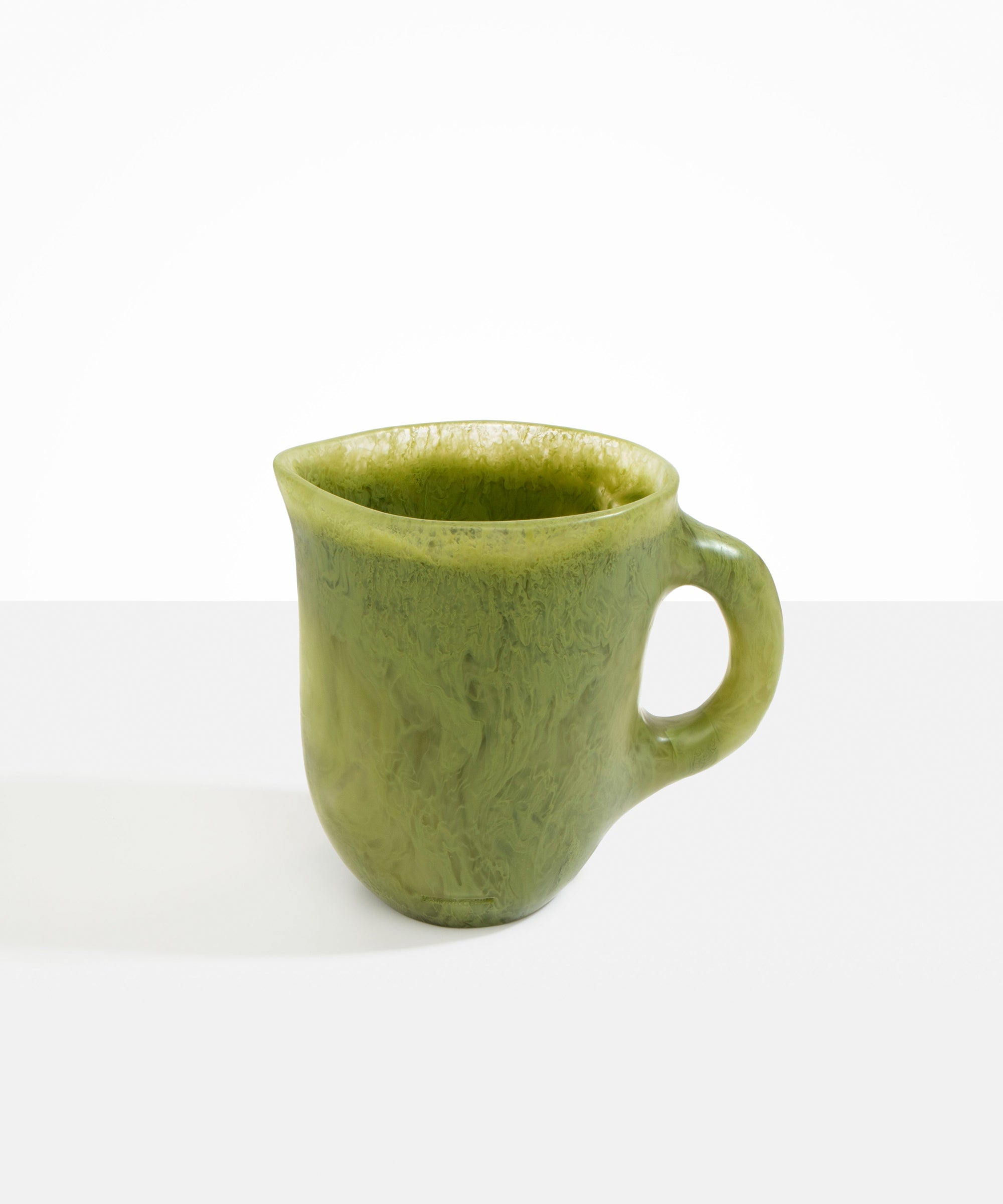 Dinosaur Designs Large Rock Jug in Olive Colour resin