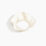 Dinosaur Designs Orchid Bangle in Chalk Swirl Colour resin with Wide Fit