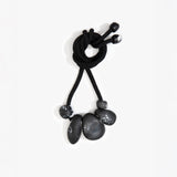 Dinosaur Designs Boulder Rock Necklace in Black Marble Colour resin