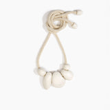 Dinosaur Designs Boulder Rock Necklace in Chalk Swirl Colour resin