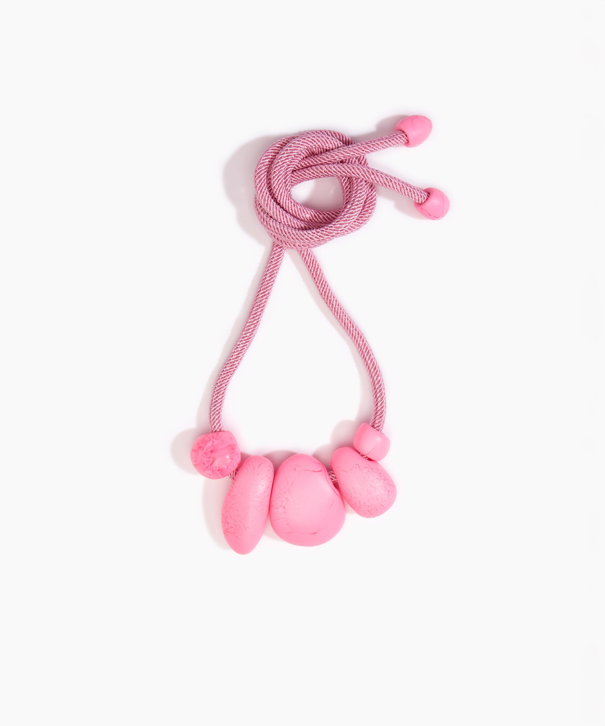 Dinosaur Designs Boulder Rock Necklace in Parakeet Colour resin
