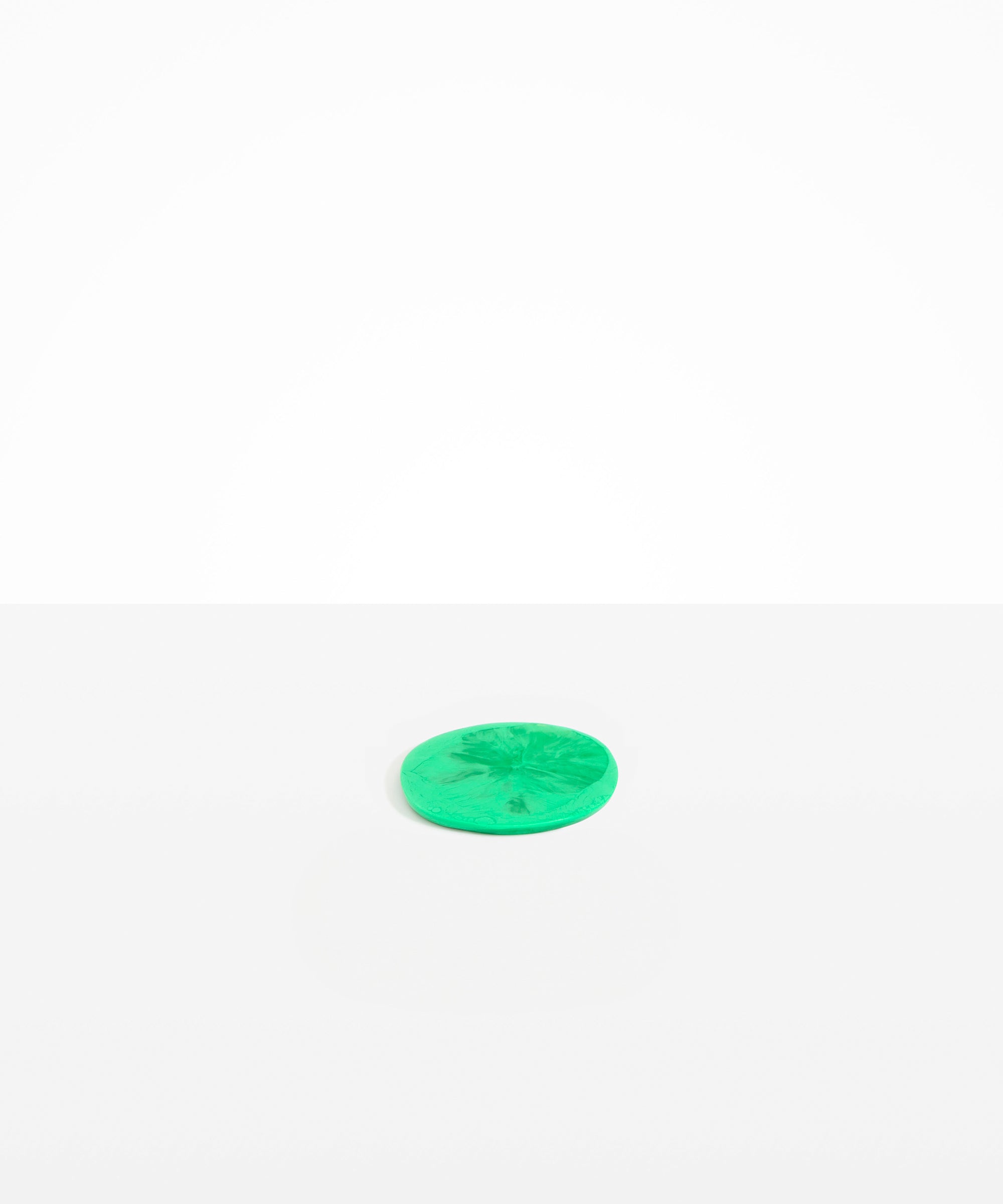 Dinosaur Designs Boulder Coaster in Leaf Colour resin