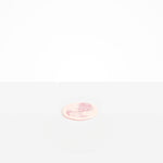 Dinosaur Designs Boulder Coaster in Shell Pink Colour resin