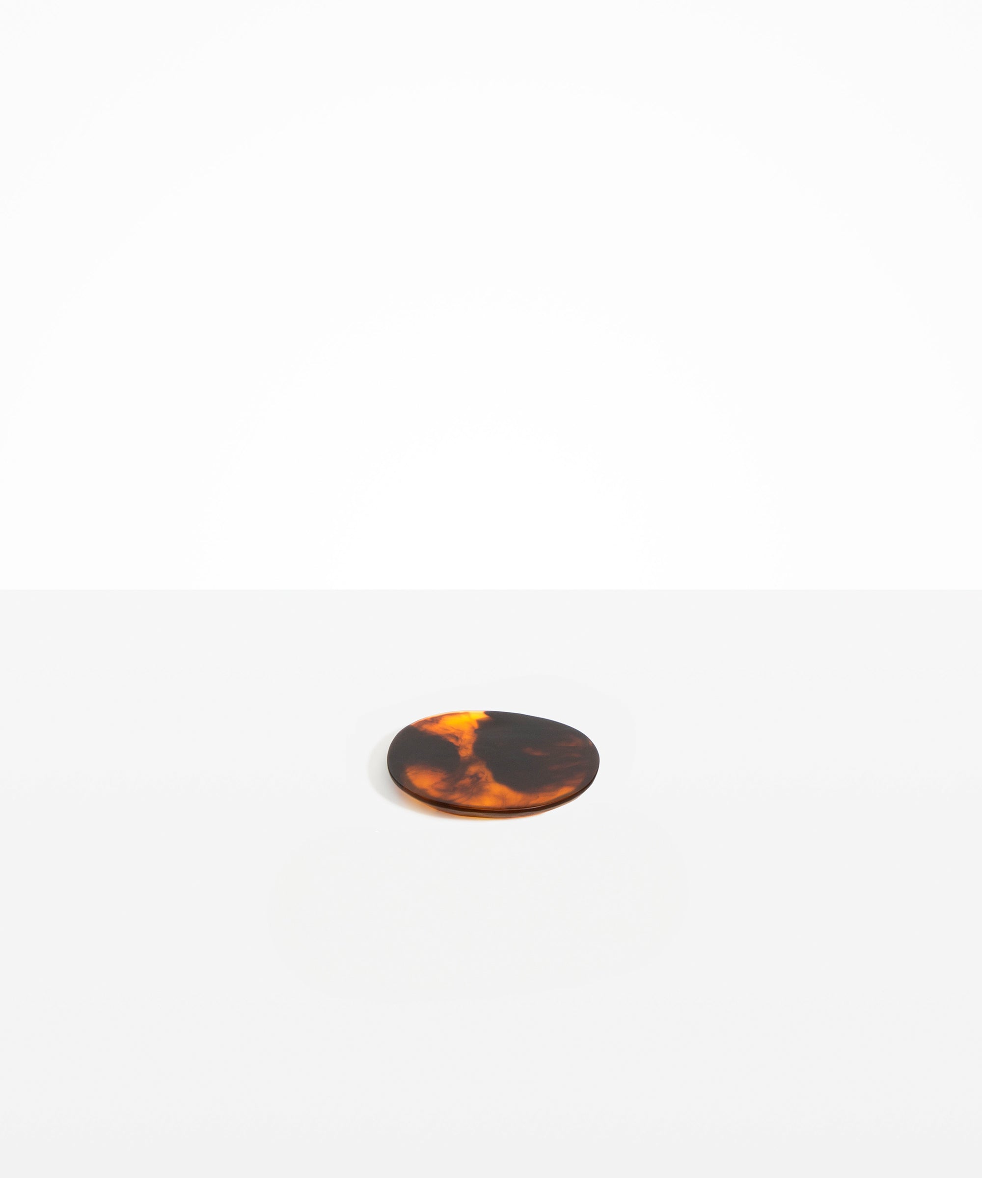 Dinosaur Designs Boulder Coaster in Tortoise Colour resin