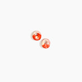 Dinosaur Designs Small Splash Beads in Strawberry Colour resin