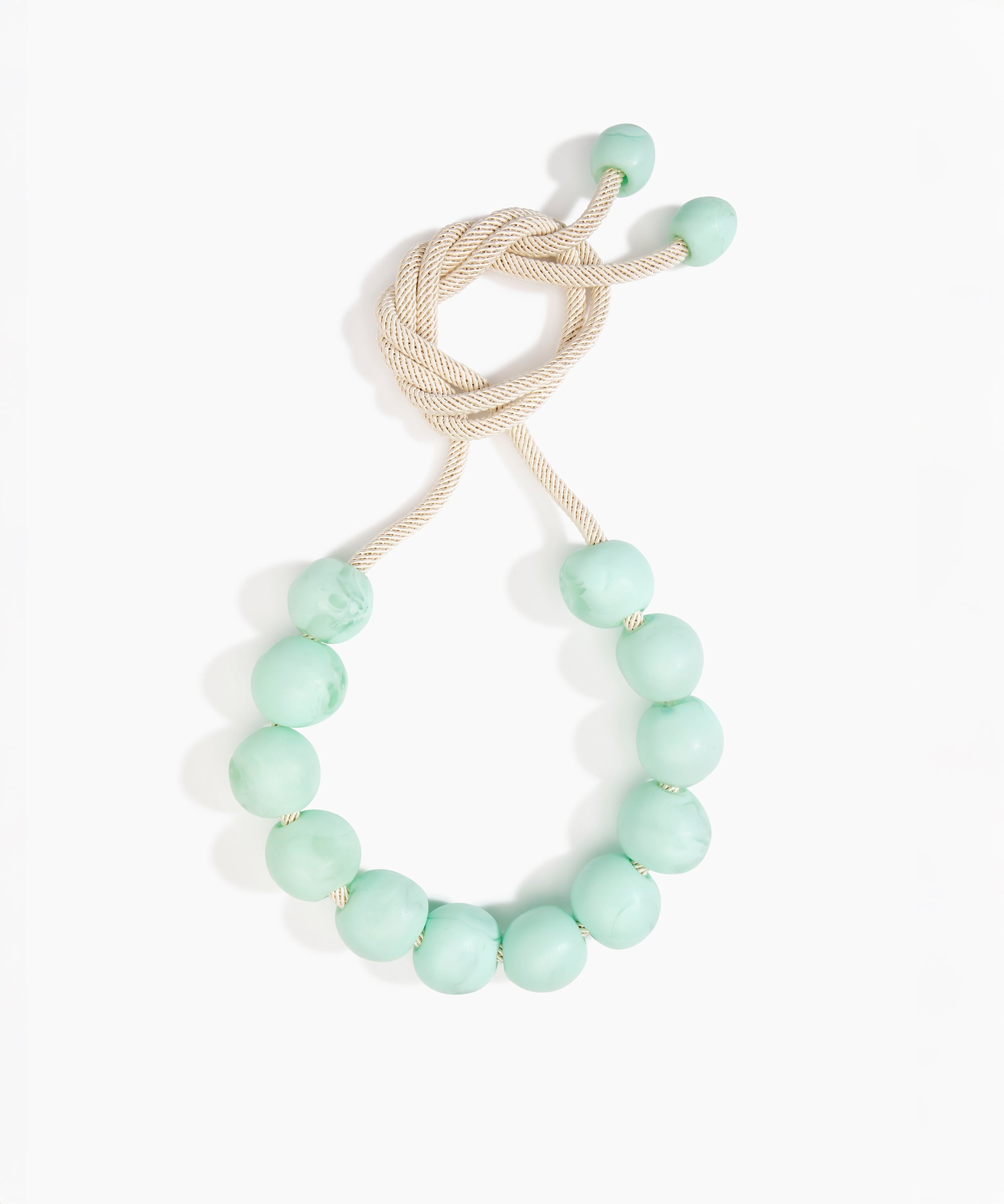 Dinosaur Designs Bold Ball Necklace in Mint Colour resin