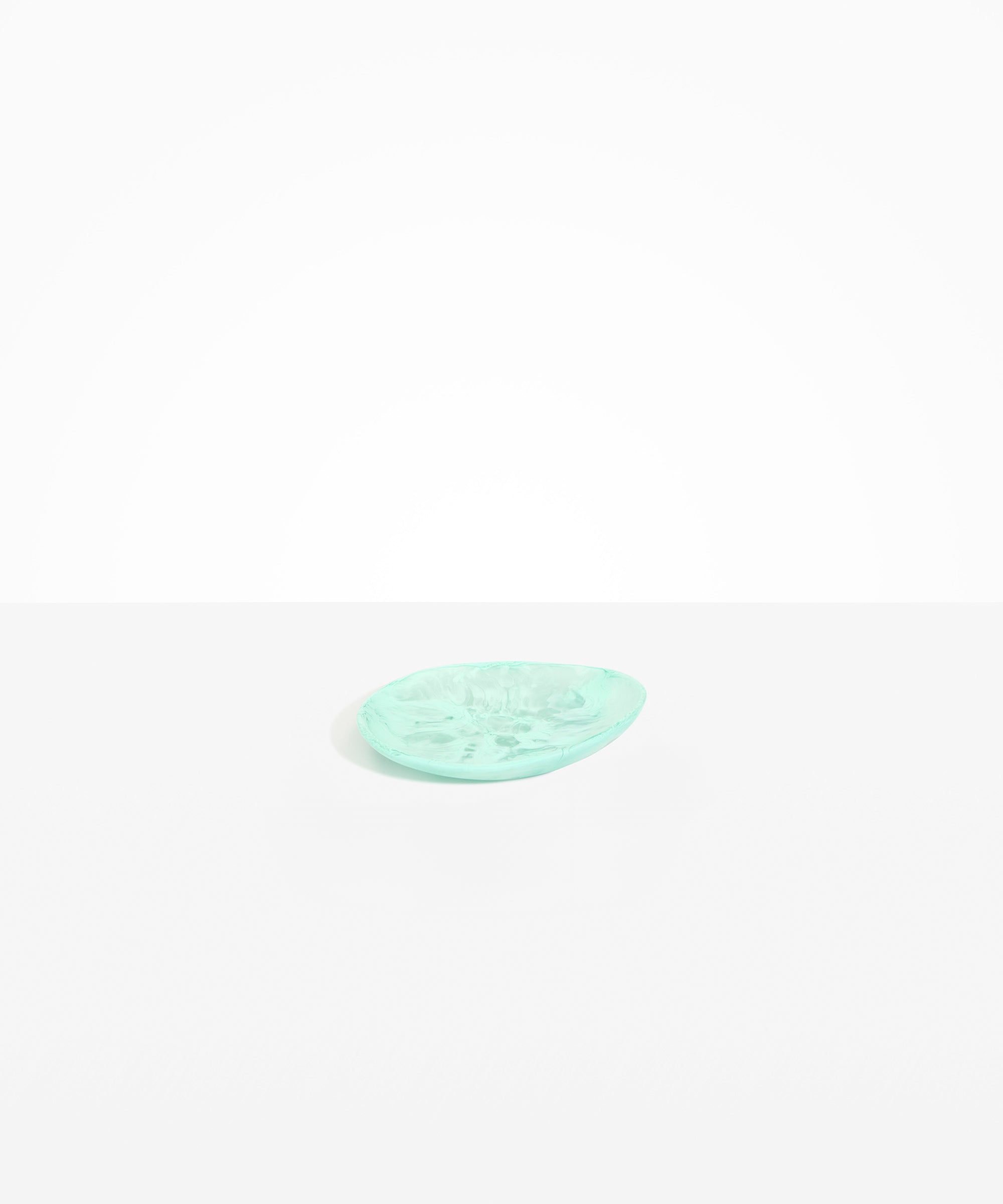 Dinosaur Designs Pebble Side Plate in Mint Colour resin