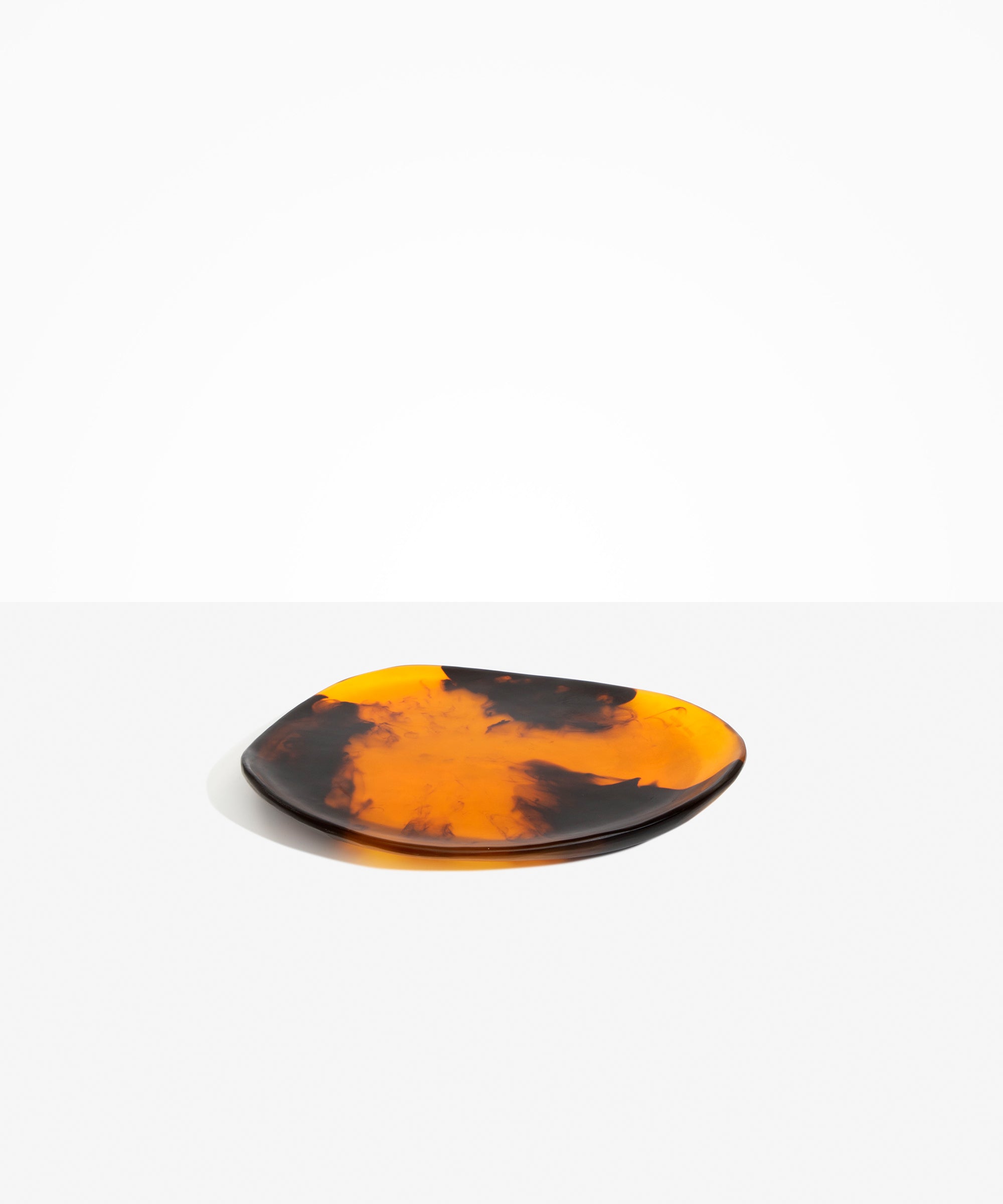 Dinosaur Designs Pebble Plate in Tortoise Colour resin