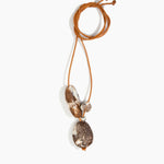 Dinosaur Designs PNROCKCLR rock cluster pendant CAPPUCCINO
