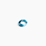 Dinosaur Designs Slate Ring in Water Colour resin with Regular Fit
