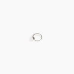 LO Collections Small Mungbean Ring in 925 Sterling Silver Material