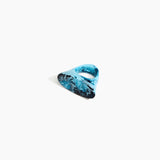 Dinosaur Designs Shield Ring in Water Colour resin with Regular Fit