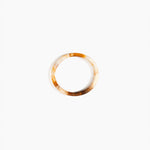 Dinosaur Designs SBORGOVLS small oval organic bangle LIGHT HORN