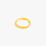 Dinosaur Designs Wishbone Bangle in Pollen Colour resin with Wide Fit