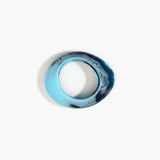 Dinosaur Designs Medium Rock Bangle in Water Colour resin with Wide Fit