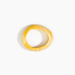 Dinosaur Designs Medium Rock Bangle in Daisy Colour resin with Wide Fit
