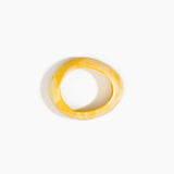 Dinosaur Designs Medium Rock Bangle in Daisy Colour resin with Wide Fit
