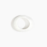 Dinosaur Designs Medium Rock Bangle in Snow Swirl Colour resin with Wide Fit