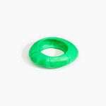 Dinosaur Designs SBRCKMED medium rock bangle LEAF