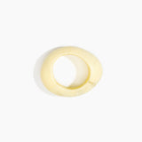 Dinosaur Designs Medium Rock Bangle in Lemon Colour resin with Wide Fit