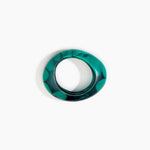 Dinosaur Designs Medium Rock Bangle in Mineral Swirl Colour resin with Wide Fit