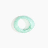 Dinosaur Designs Medium Rock Bangle in Mint Colour resin with Wide Fit