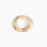 Dinosaur Designs Medium Rock Bangle in Sandy Pearl Colour resin with Wide Fit