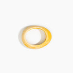 Dinosaur Designs Small Rock Bangle in Daisy Colour resin with Wide Fit