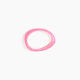 Dinosaur Designs Rock Wishbone Bangle in Parakeet Colour resin with Wide Fit