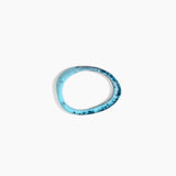Dinosaur Designs Rock Wishbone Bangle in Water Colour resin with Wide Fit
