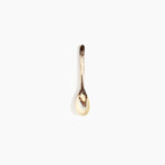 Dinosaur Designs Stone Spoon in Cappuccino Colour resin