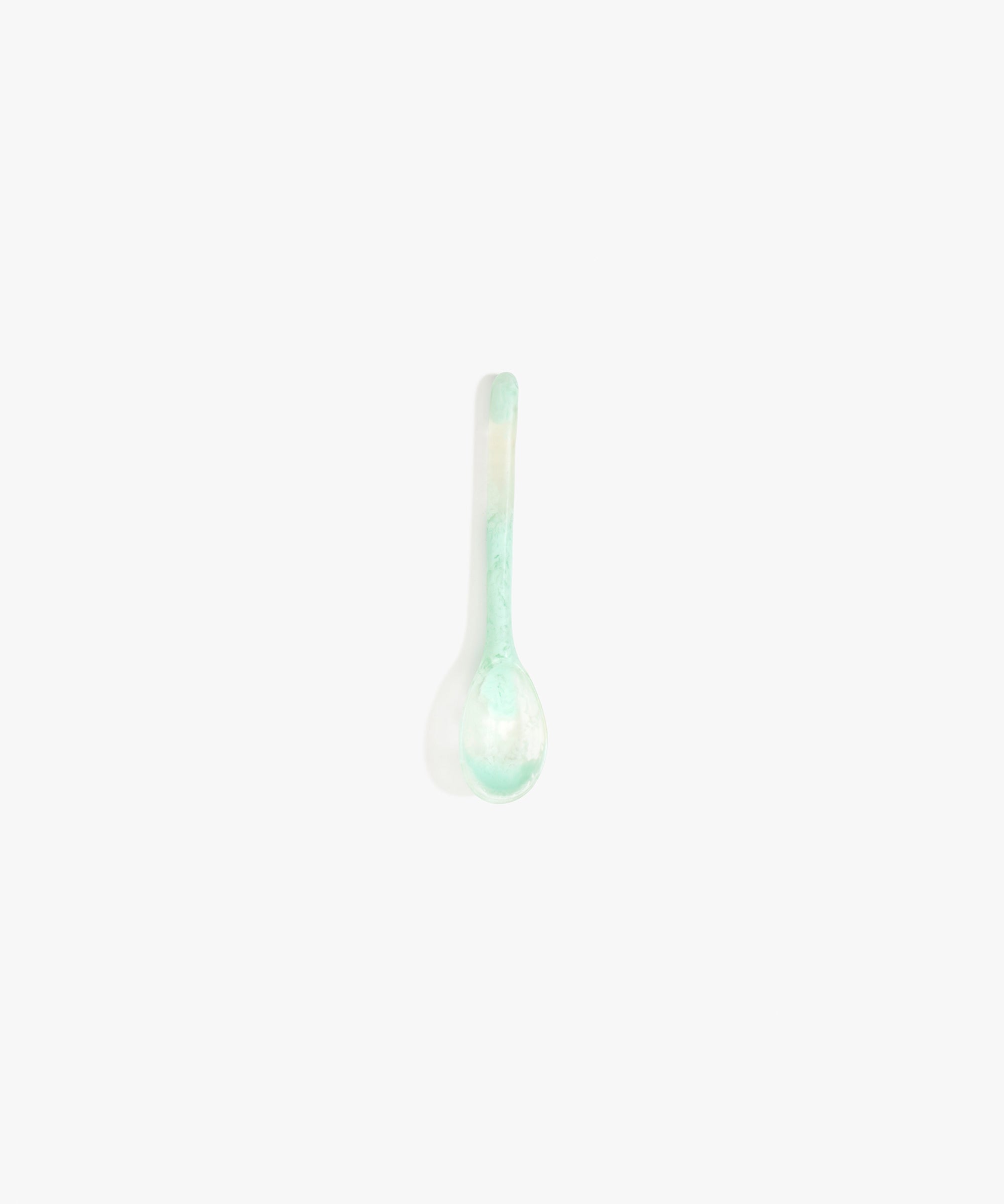 Dinosaur Designs Stone Spoon in Mint Colour resin