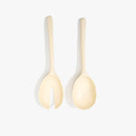 Dinosaur Designs Long Stone Servers in Cream Colour resin
