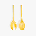 Dinosaur Designs Long Stone Servers in Pollen Colour resin