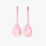 Dinosaur Designs Long Stone Servers in Shell Pink Colour resin