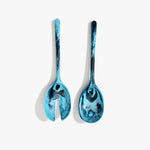 Dinosaur Designs Long Stone Servers in Water Colour resin