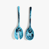 Dinosaur Designs Long Stone Servers in Water Colour resin