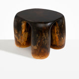 Dinosaur Designs TABRCKTOW 4 Leg Rock Tower Table DARK HORN