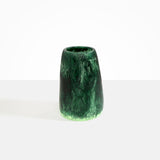 Dinosaur Designs Large Pebble Vase in Moss Colour resin