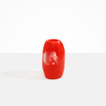 Dinosaur Designs Medium Pebble Vase in Poppy Colour resin