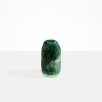 Dinosaur Designs Medium Pebble Vase in Moss Colour resin