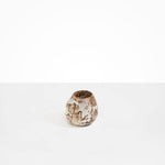 Dinosaur Designs Medium Volcanic Vase in Cappuccino Colour resin
