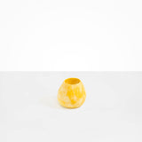 Dinosaur Designs Medium Volcanic Vase in Daisy Colour resin
