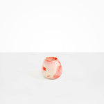Dinosaur Designs Medium Volcanic Vase in Strawberry Colour resin
