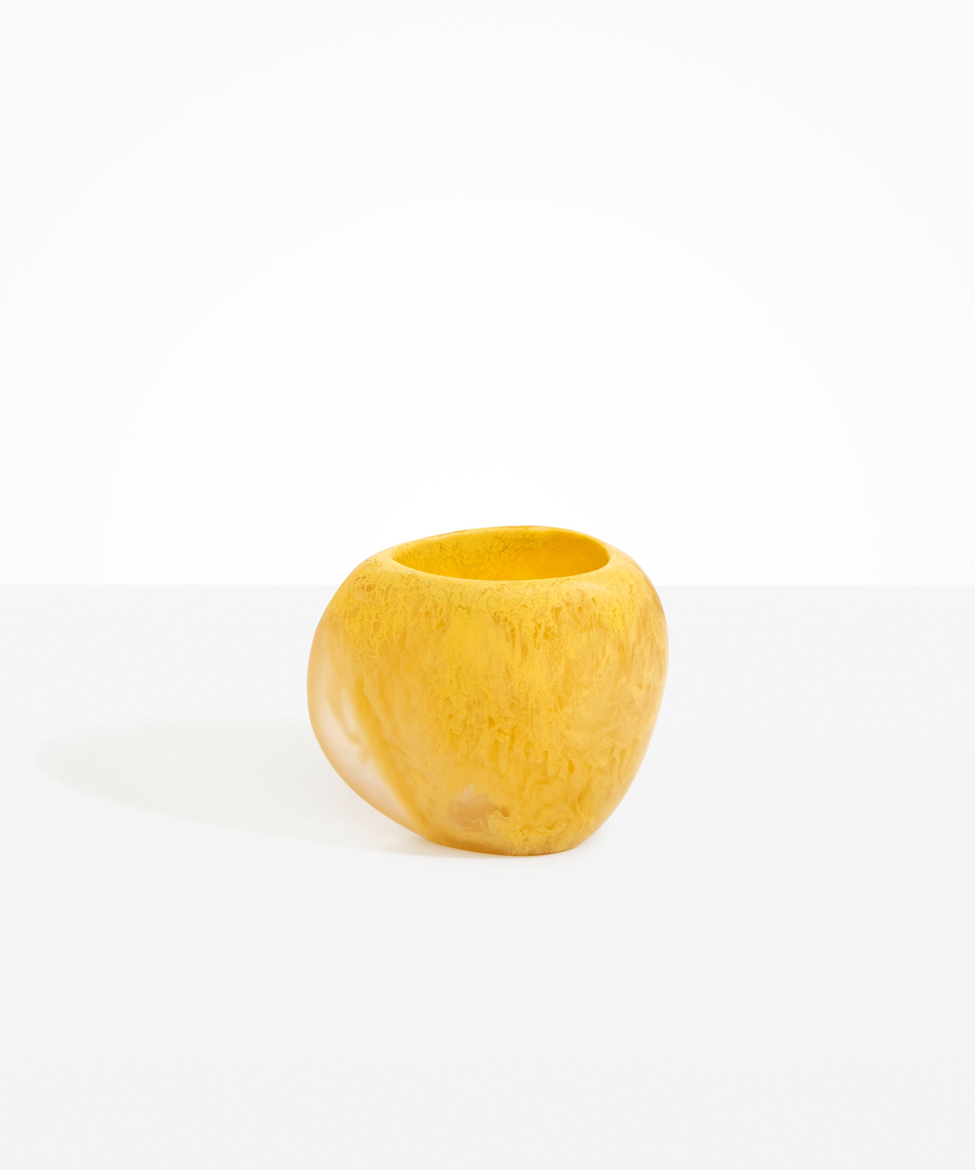 Dinosaur Designs Large Rock Vase in Pollen Colour resin
