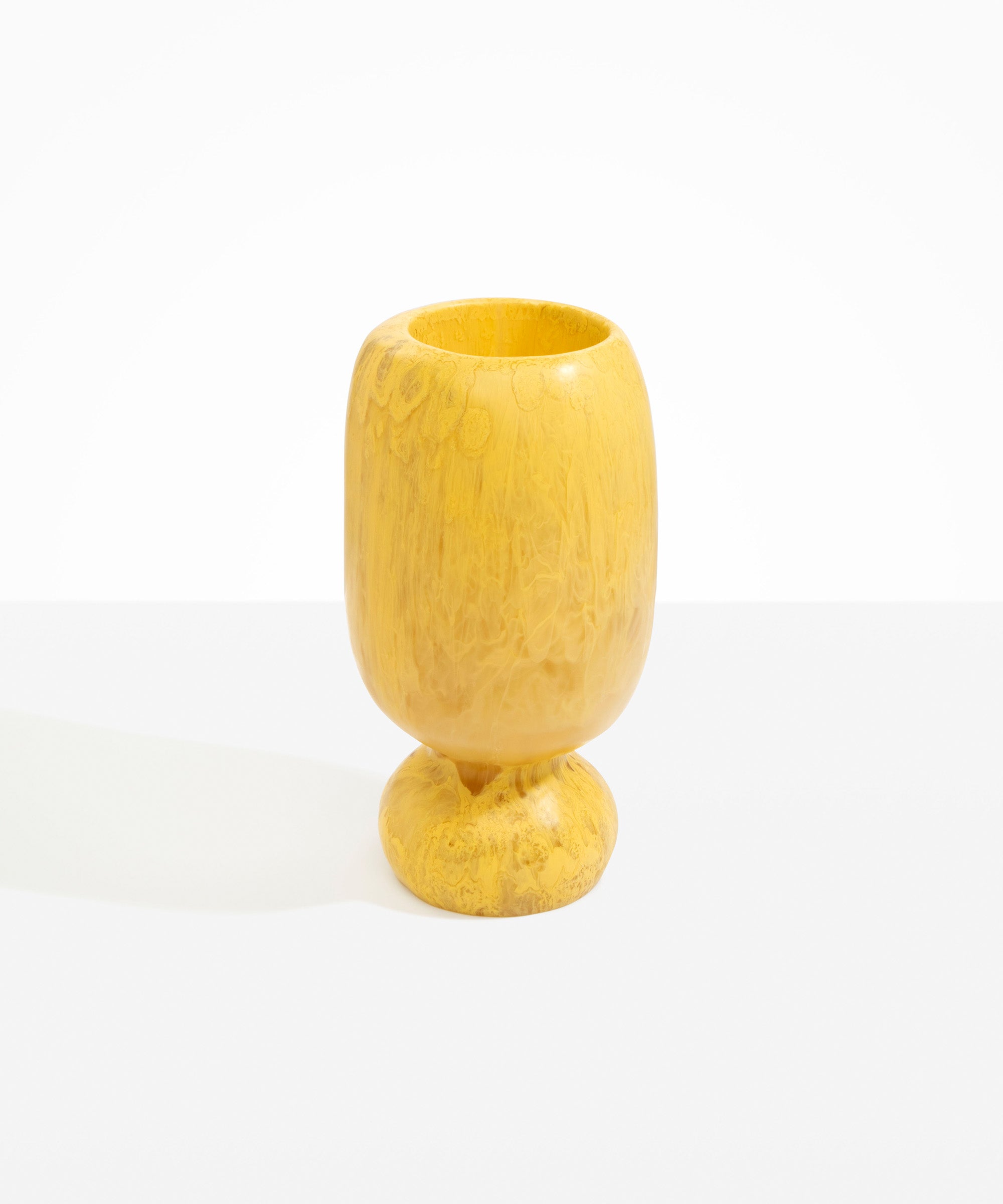 Dinosaur Designs Tall Rockpool Vase in Pollen Colour resin
