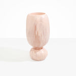 Dinosaur Designs Tall Rockpool Vase in Rose Swirl Colour resin