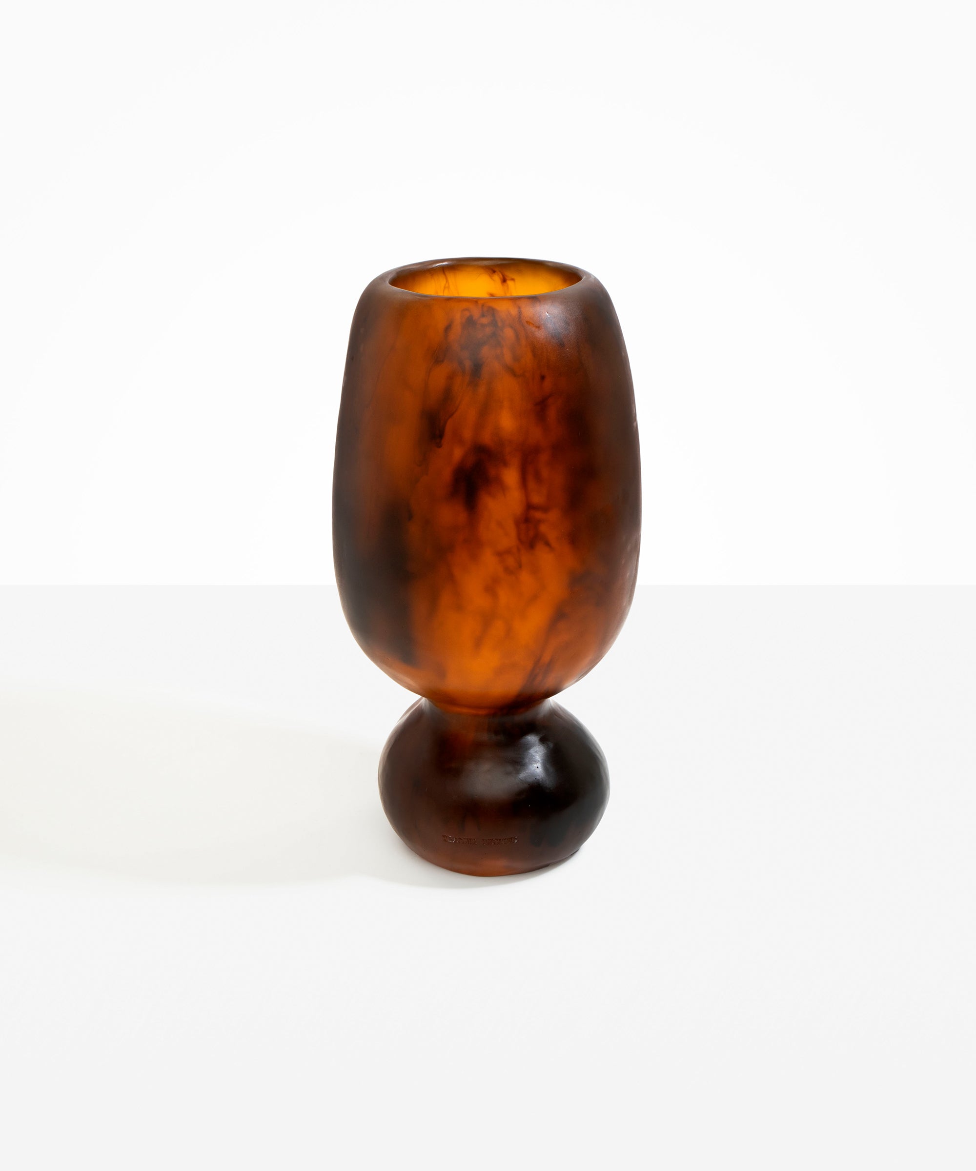 Dinosaur Designs Tall Rockpool Vase in Tortoise Colour resin