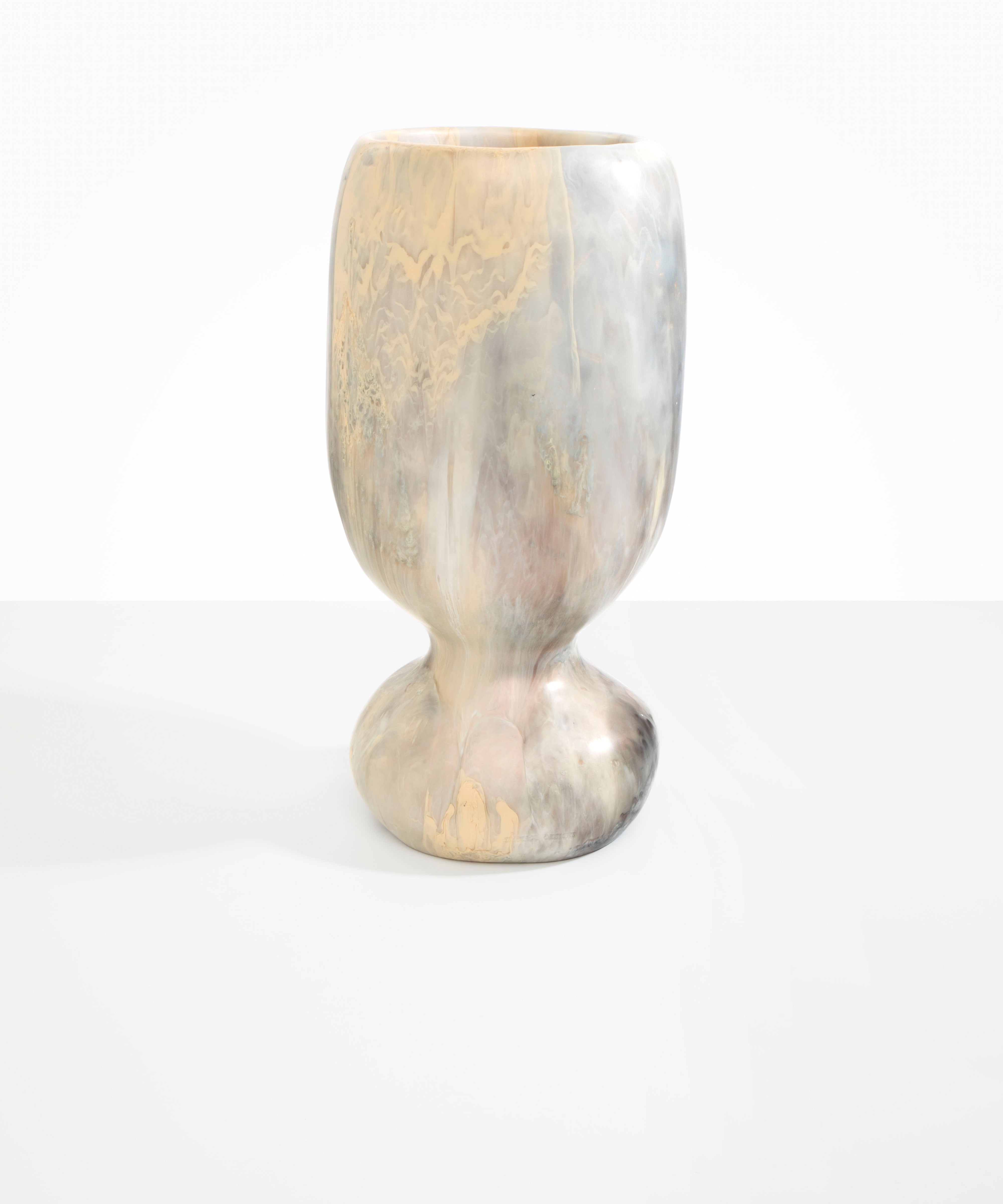 Dinosaur Designs Extra Large Rockpool Vase in Sandy Pearl Colour resin